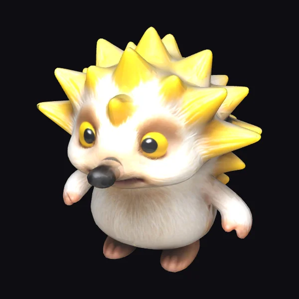 Yellow Spiky Small Creature