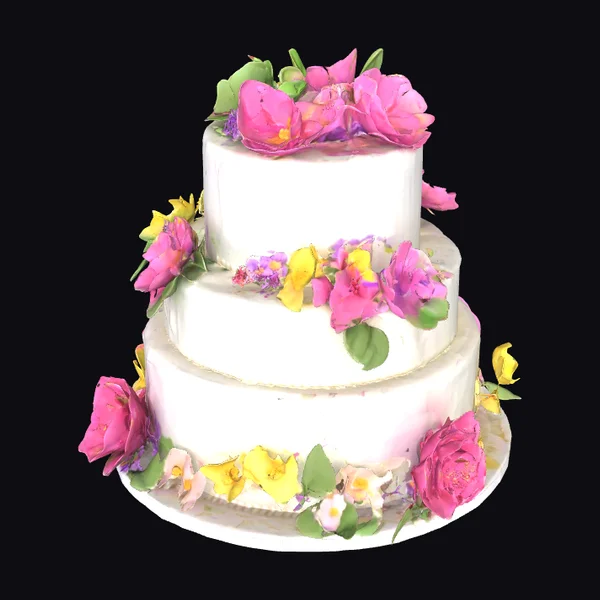Three Tier White Cake