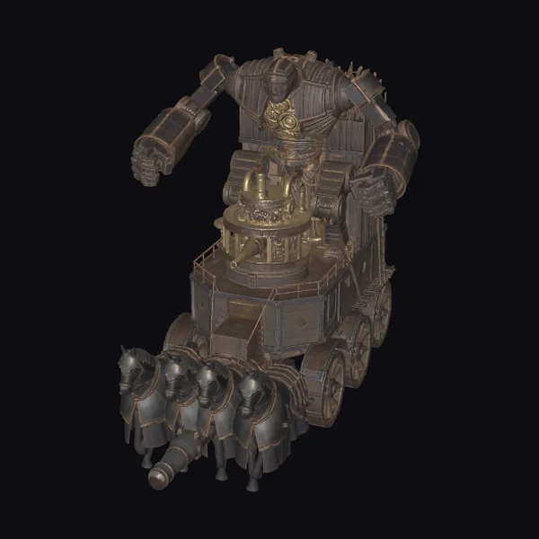 Iron War Wagon Robot