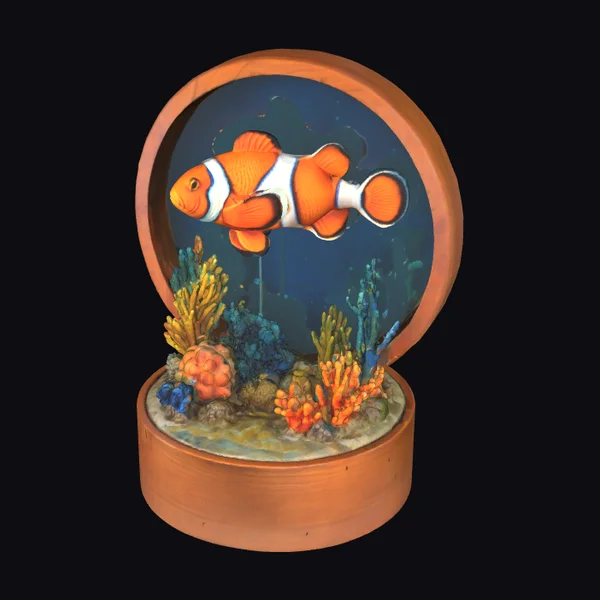 Clownfish Marine Scene