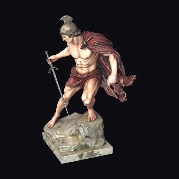 Ancient Warrior on Rock