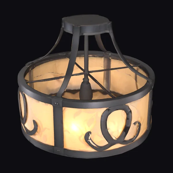 Elegant Iron Chandelier Shade