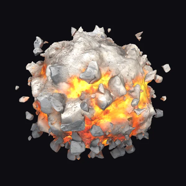 Exploding Planetary Debris
