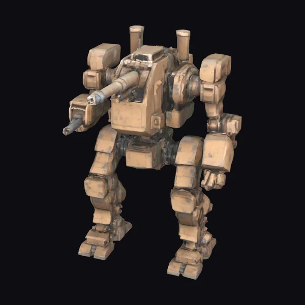 Yellow Loading Mech Robot
