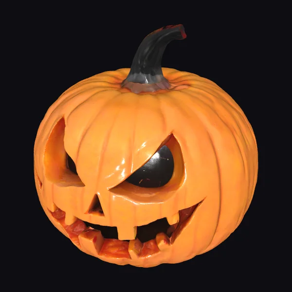 Angry Jack-O-Lantern