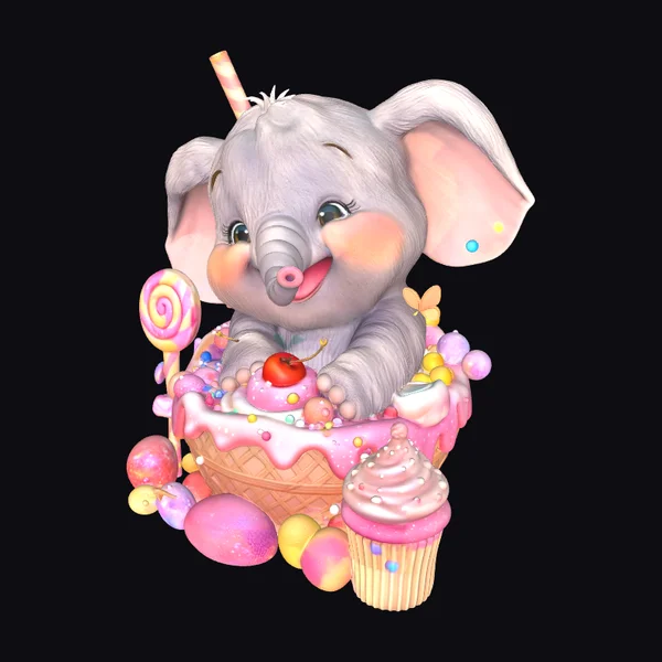 Candy Elephant Dessert