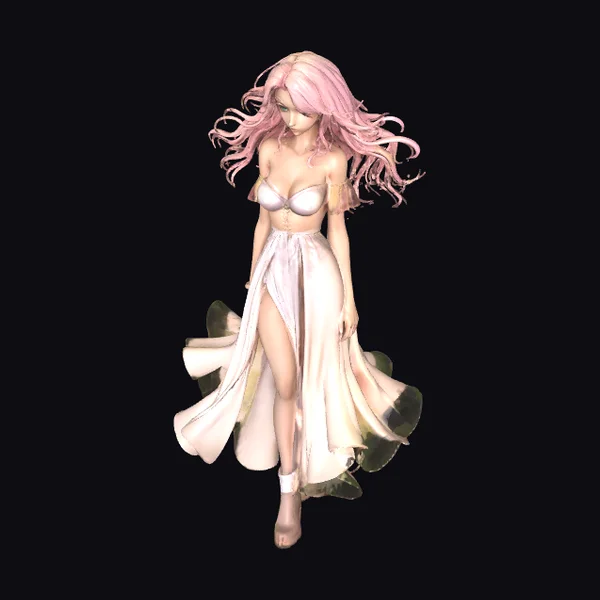 Anime Seductress Pink Hair