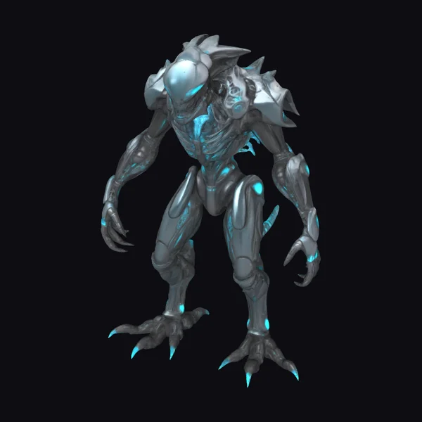 Biomechanical Monster Creature