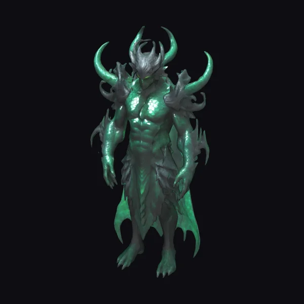 Emerald Demon Warrior