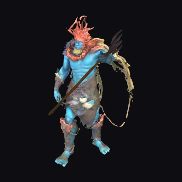 Coral Reef Muscular Warrior