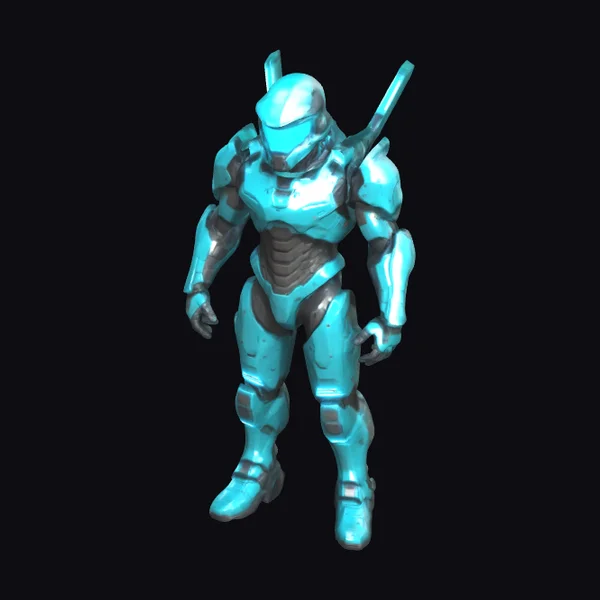 Futuristic Combat Soldier Armor