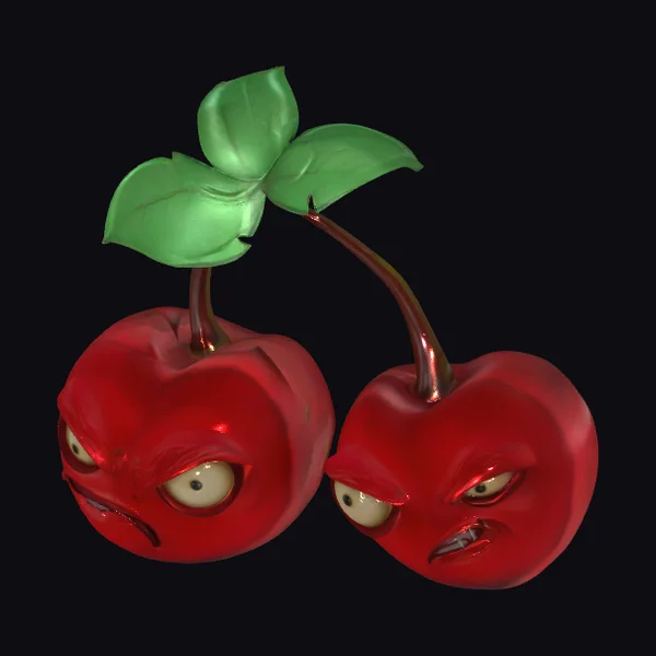 Angry Cherry Fruits
