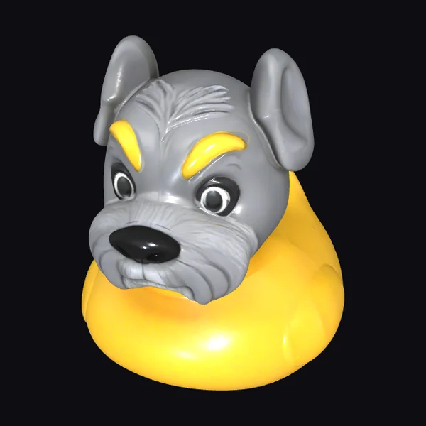 Schnauzer Rubber Duck