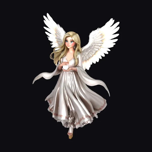 Angel with White Wings