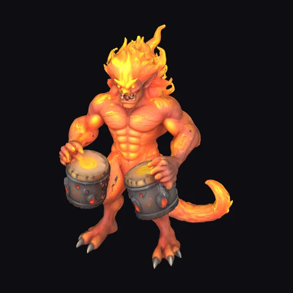Lava Monster Drummer