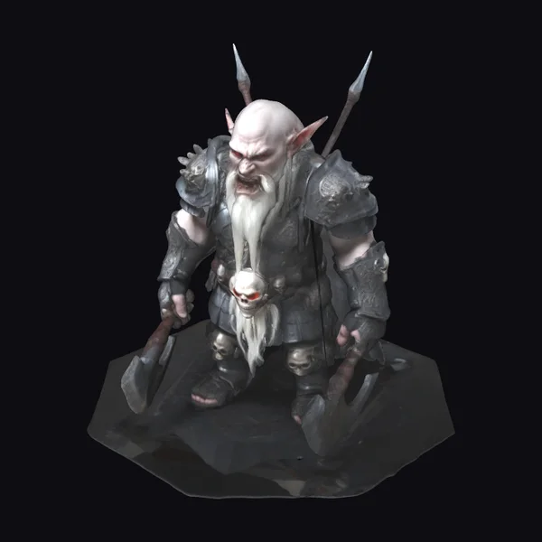 Albino Dwarf Warrior