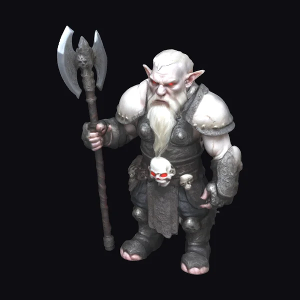Albino Dwarf Warrior