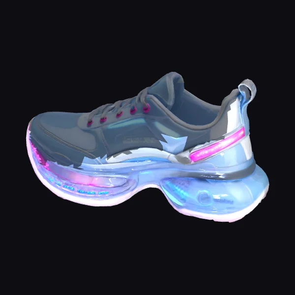 Glowing High-Tech Sneaker
