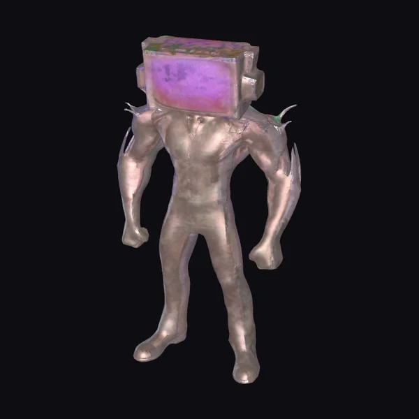 TV Headed Humanoid Figure