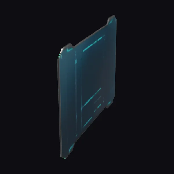 Futuristic Dark Tablet