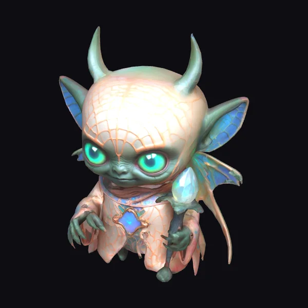 Cute Demonic Creature Figurine