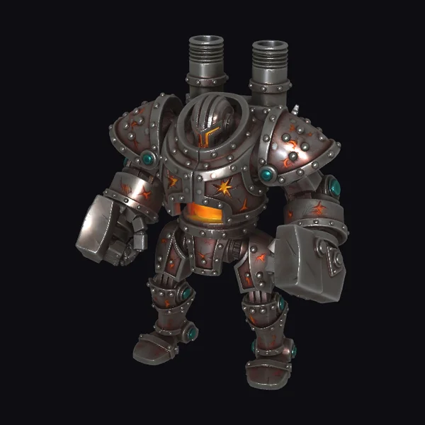 Armored Mechanical Giant Robot