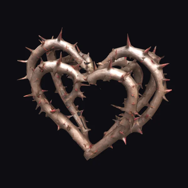 Thorns in Heart Shape