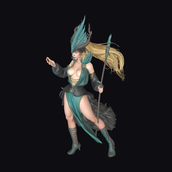 Wind Sorceress Figurine