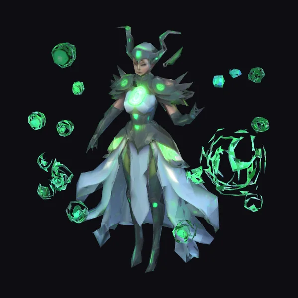 Emerald Sorceress Figurine