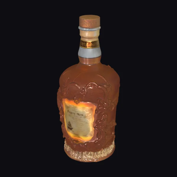 Pirate Rum Bottle