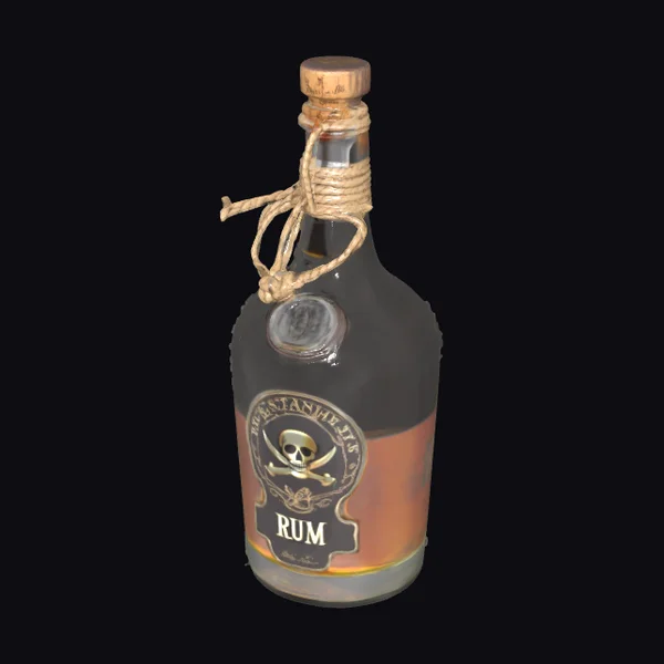 Pirate Rum Bottle