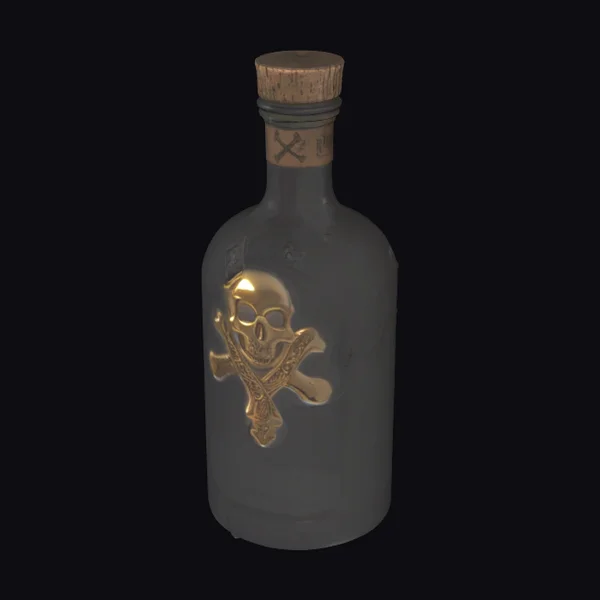 Pirate Rum Bottle