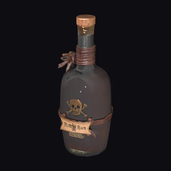 Pirate Rum Bottle
