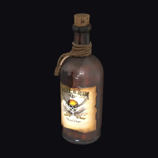 Pirate Rum Bottle