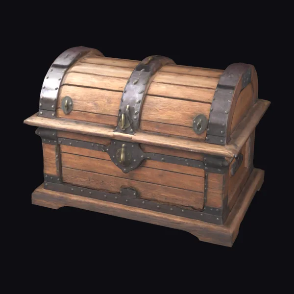 Wooden Treasure Chest
