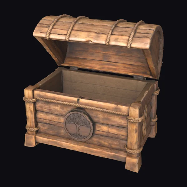 Wooden Treasure Chest