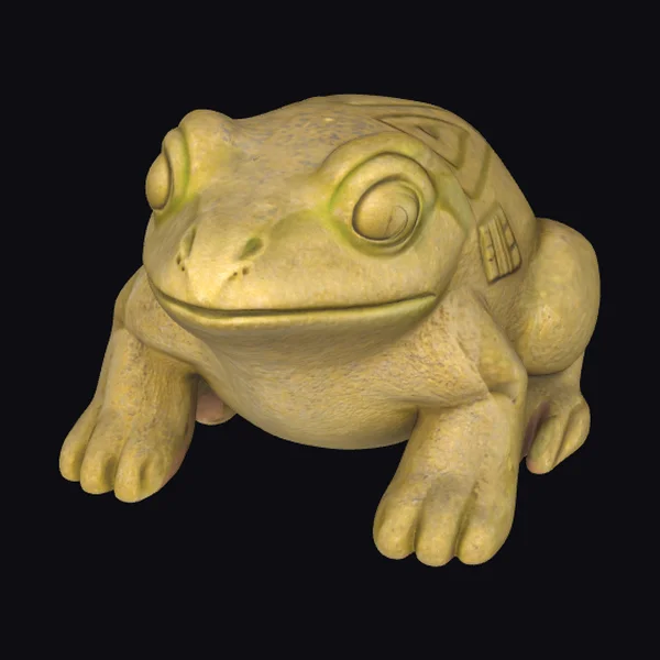 Ancient Frog Statue