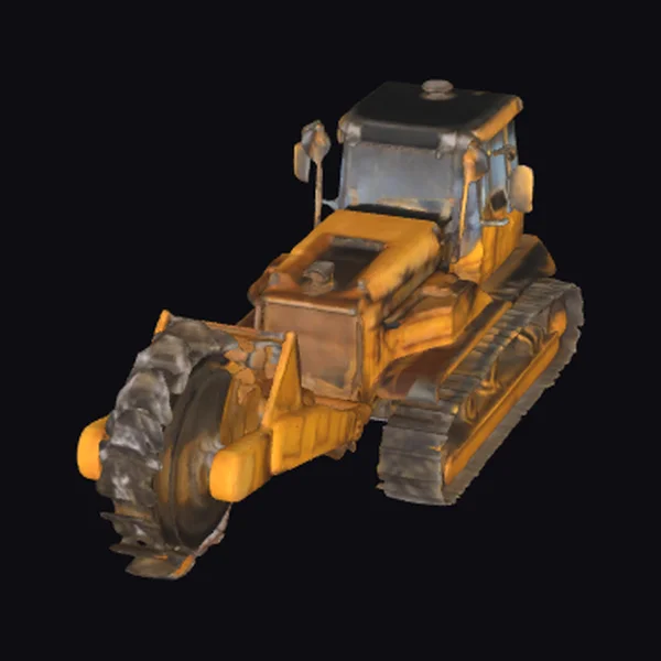 Yellow Tracked Machine