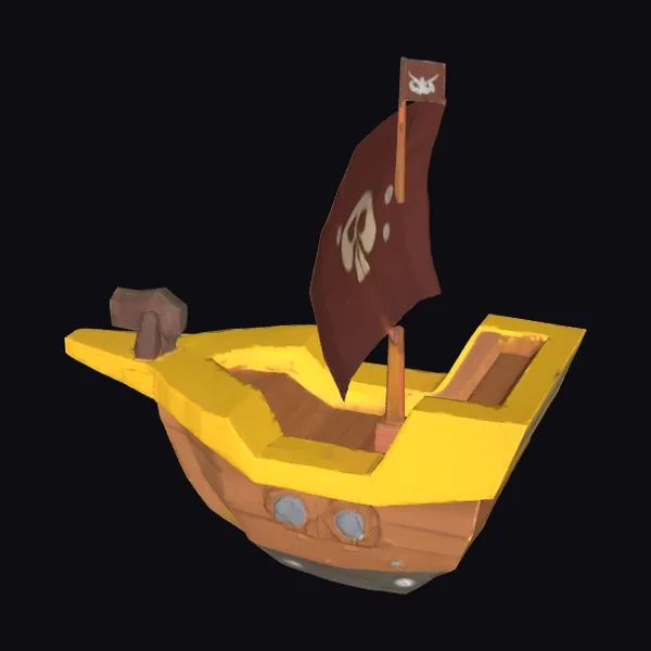 Pirate Toy Boat