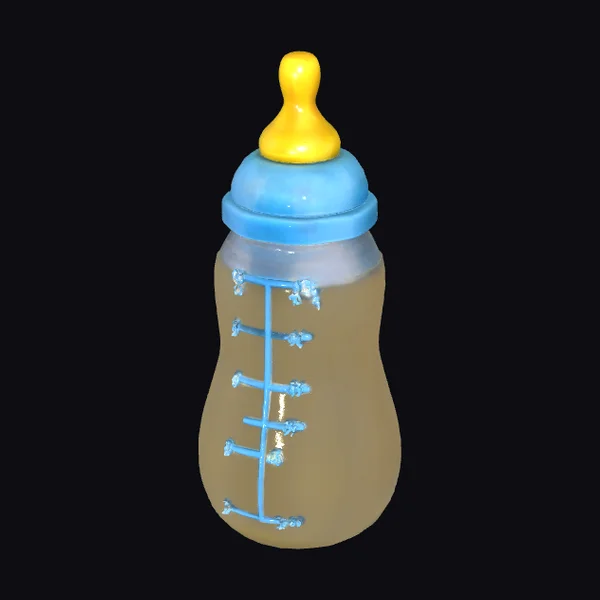 Baby Bottle with Liquid
