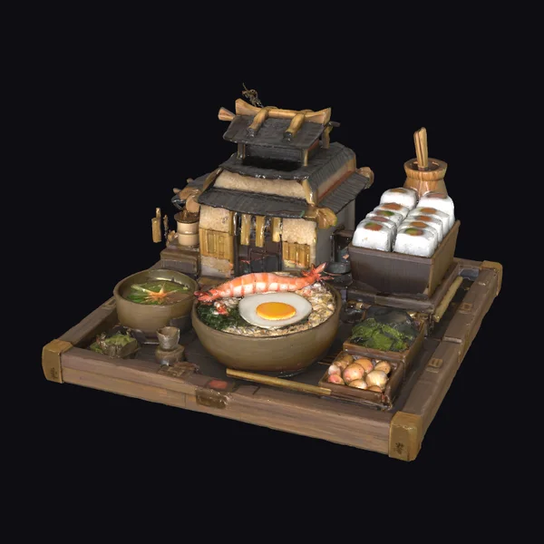 Bento Food Diorama