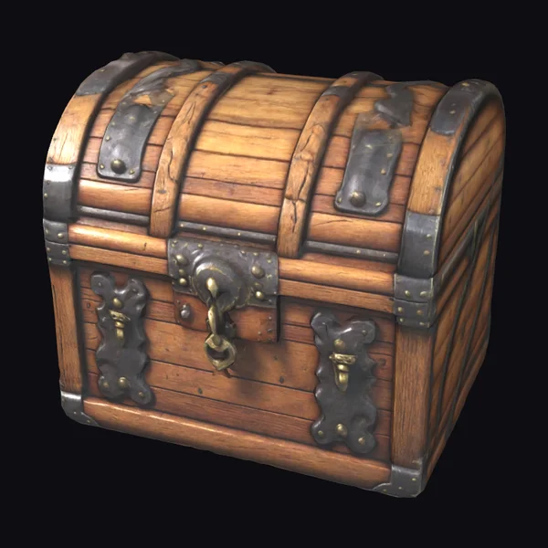 Wooden Treasury Chest