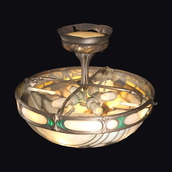 Art Nouveau Ceiling Light