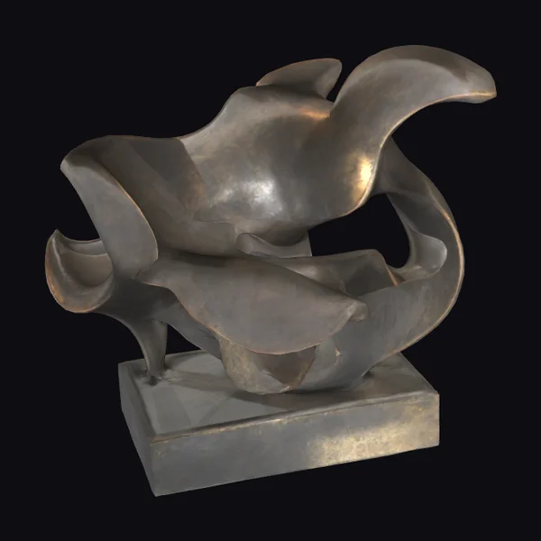 Abstract Metal Sculpture