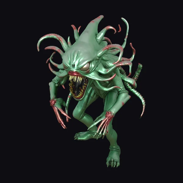 Grotesque Tentacled Creature