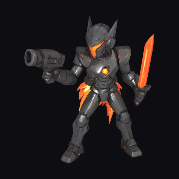 Armored Robot Warrior