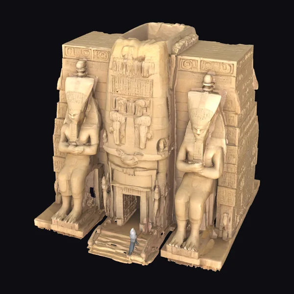 Ancient Stone Temple Entrance