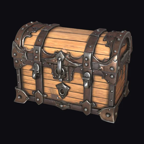 Wooden Treasure Chest