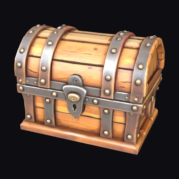 Wooden Treasure Chest