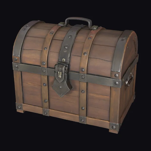 Wooden Treasure Chest